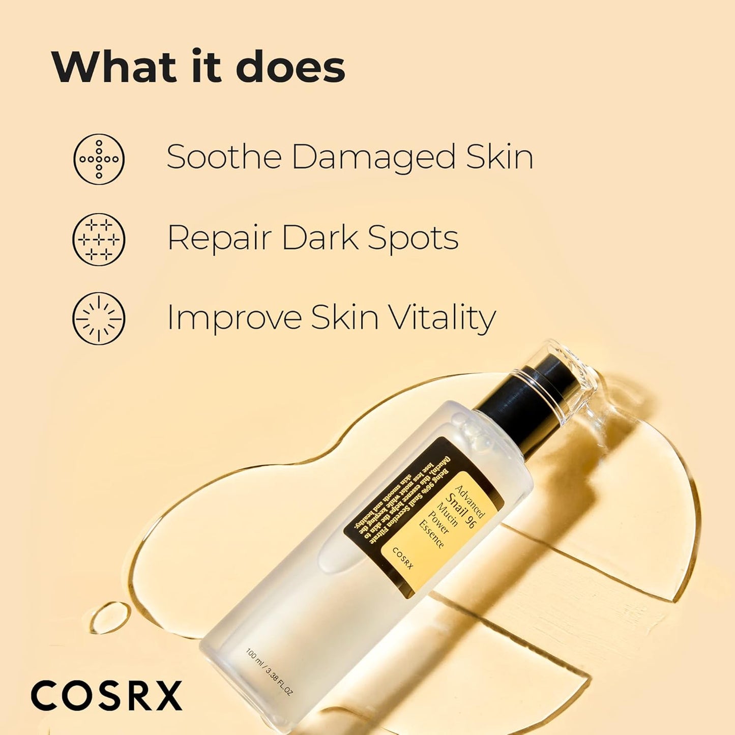 COSRX Snail 96 Essence - Hydrate & Repair