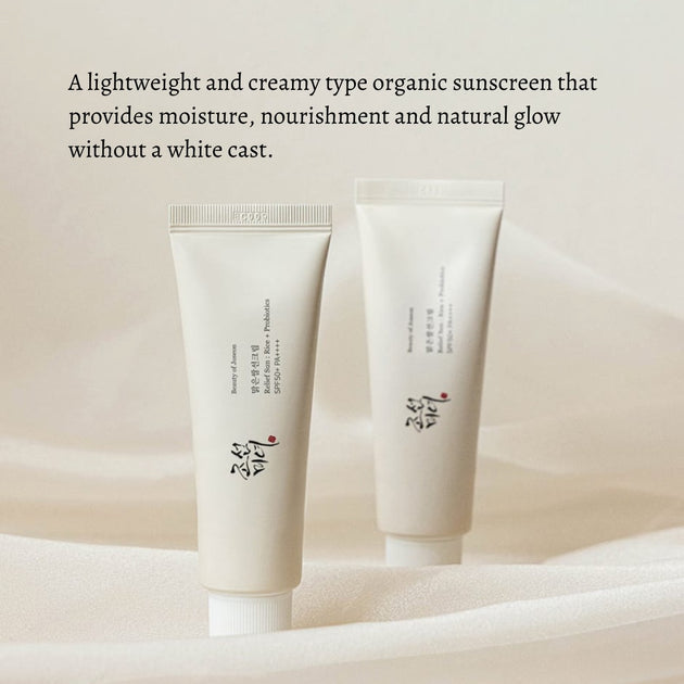 Beauty of Joseon – Rice + Probiotics Relief Sun Screen SPF50+ PA++++ 50ml