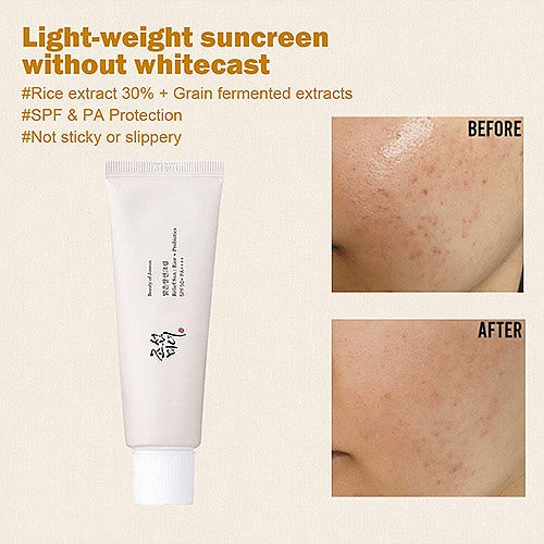 Beauty of Joseon – Rice + Probiotics Relief Sun Screen SPF50+ PA++++ 50ml