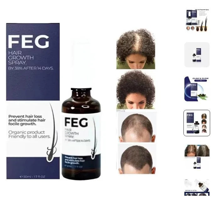 FEG Plus Hair Spray - Boosts Regrowth & Thickens Hair