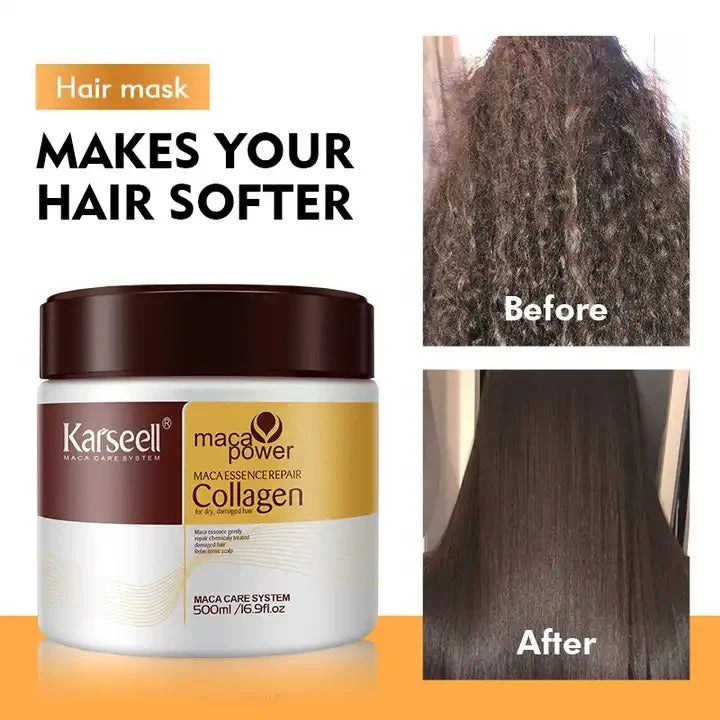 Karseell Collagen Hair Mask For Dry Damaged & All Hair Types - 500ml