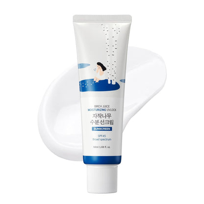 Round Lab Birch SPF 45+ Moisturizing Sunscreen 50ml