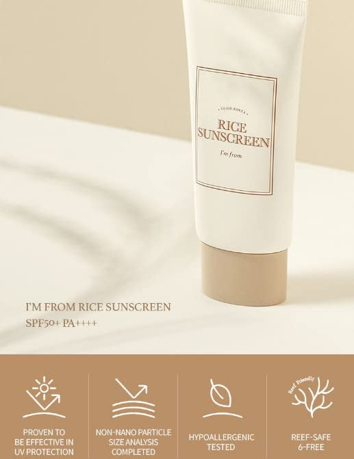 I'm from Rice Sunscreen SPF 50+ PA++++ 50ml