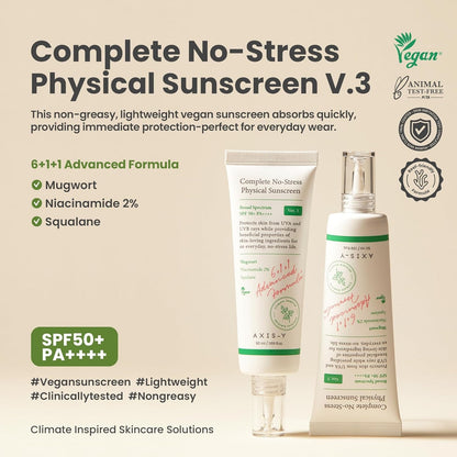 AXIS-Y Complete No-Stress Physical Sunscreen V3 50ml