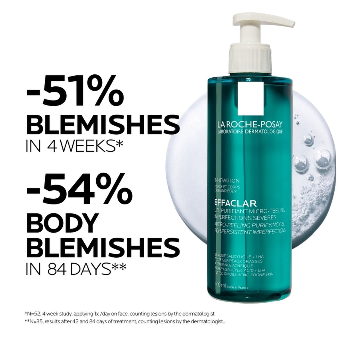 La Roche Posay Effaclar Micro-peeling Cleanser 400ml