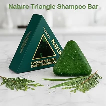 Nature Triangle Shampoo Bar