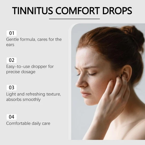 Tinnitus Relief Ear Drops – Ear Noise, Ringing & Buzzing