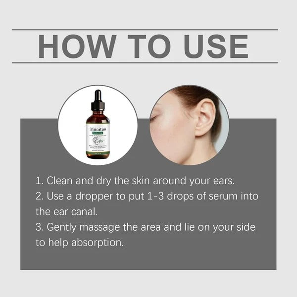 Tinnitus Relief Ear Drops – Ear Noise, Ringing & Buzzing