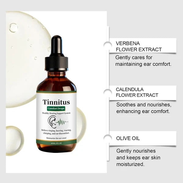 Tinnitus Relief Ear Drops – Ear Noise, Ringing & Buzzing