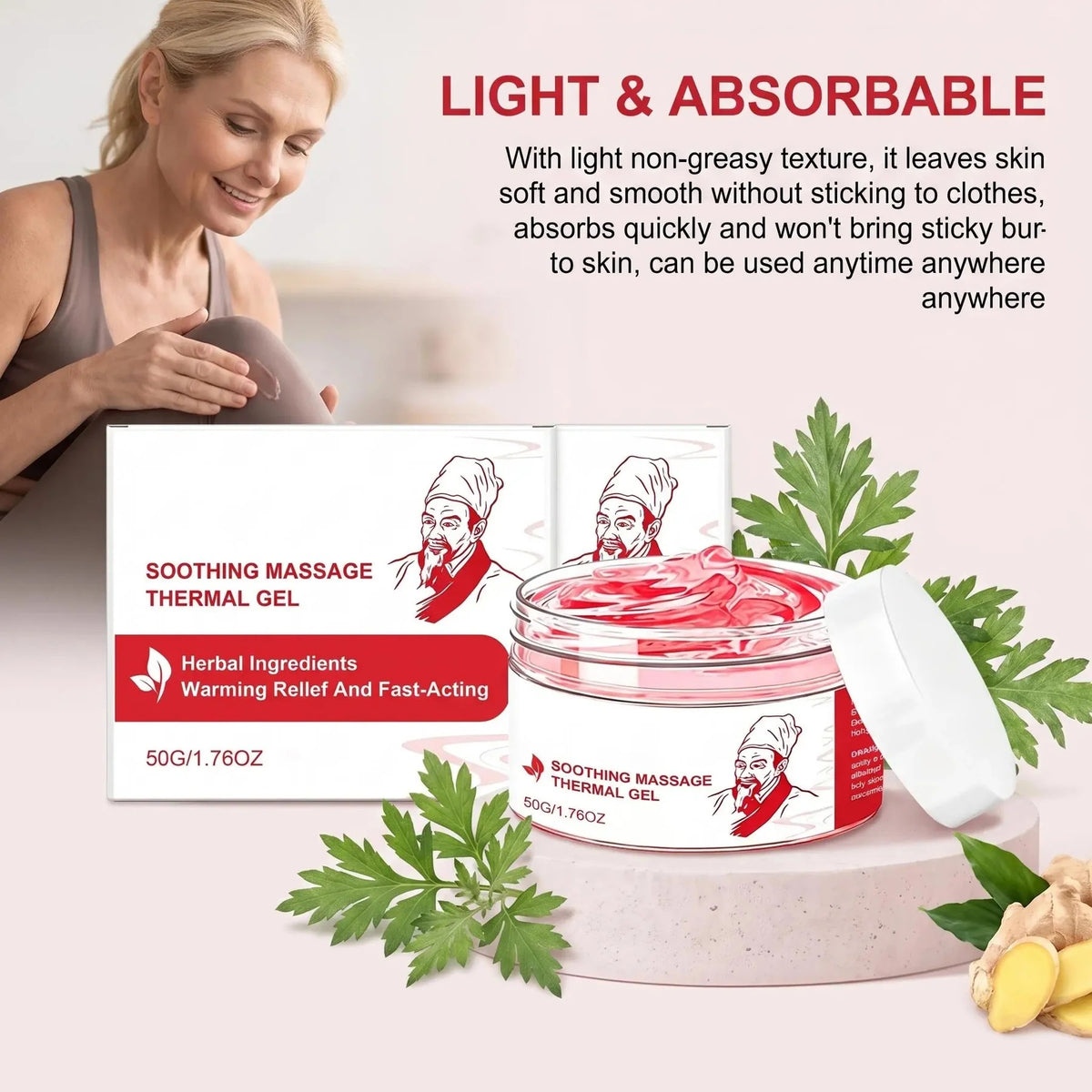 RVDU Massage Thermal Gel – Warming Massage Gel