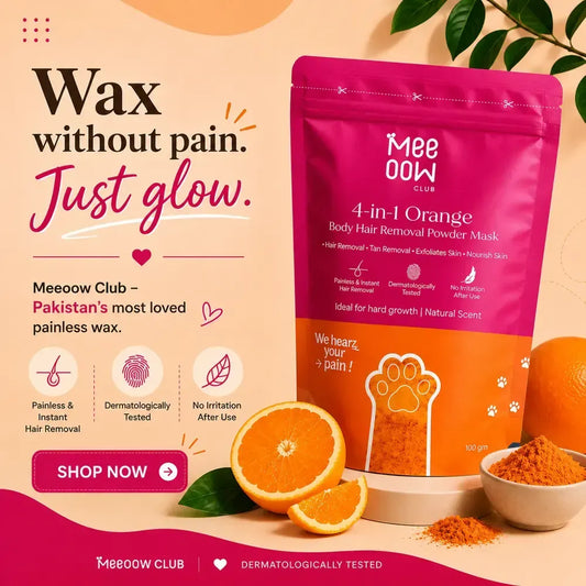 MEOW BODY HAIR REMOVAL WAX POWDER