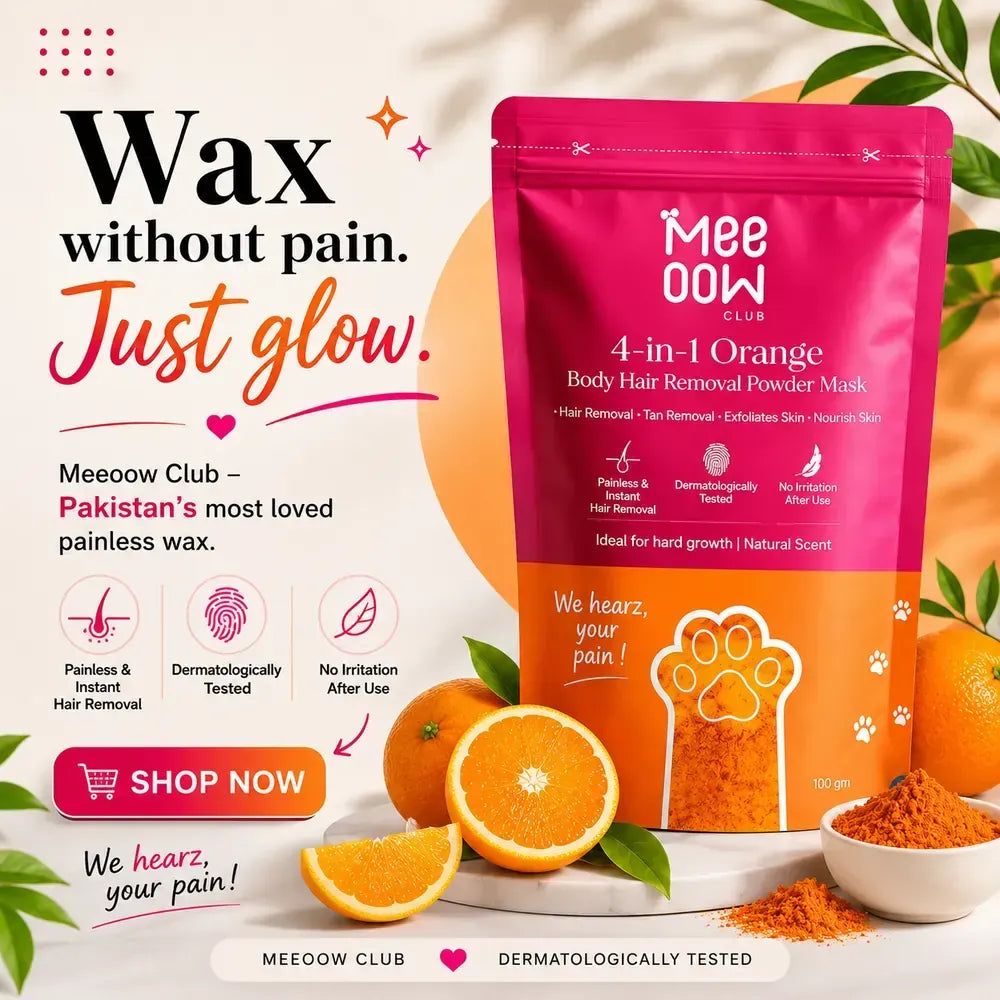 MEOW BODY HAIR REMOVAL WAX POWDER