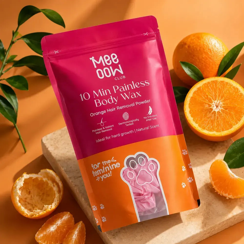 MEOW BODY HAIR REMOVAL WAX POWDER