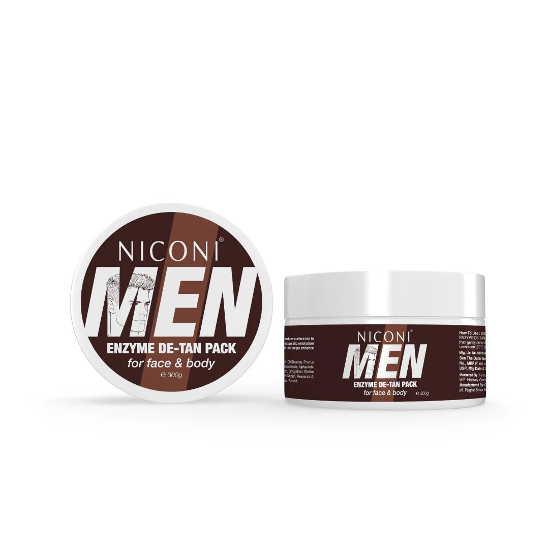🔥Buy 1 Get 1 FREE – Niconi Men Enzyme De-Tan Pack