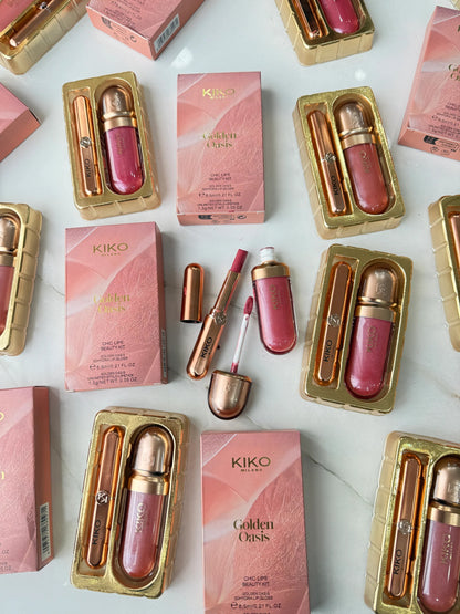 KIKO MILANO GOLDEN OASIS chic lips beauty kit